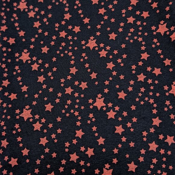 Pepco Full length Soft Cotton leggings Skinny Fit stretchy Black w Orange NWOT - Picture 5 of 5